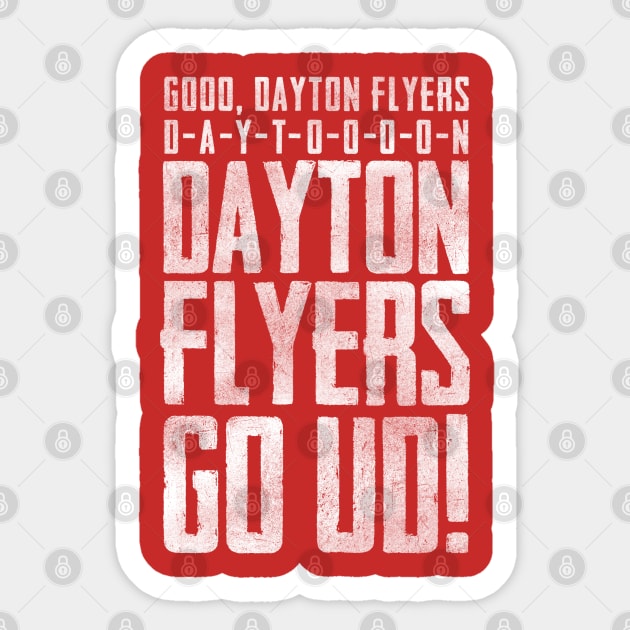 Goooooo, Dayton Flyers Sticker by kaitlinmeme